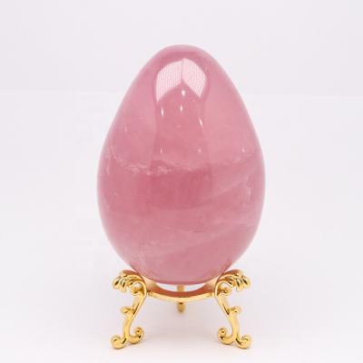 China Wholesale Natural High Quality Yoni Eggs Rose Quartz Crystal Healing Stone from Europe for sale