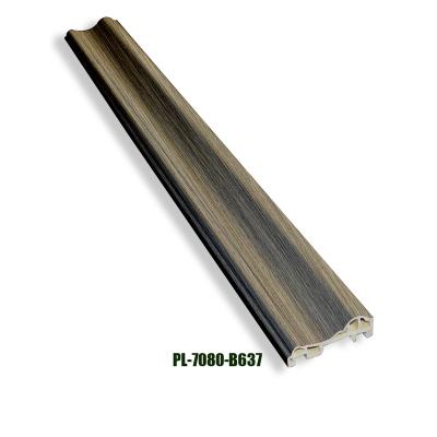 China Rustic Easy Installation Cornice Labor Cost Savings Cornice Molding Wpc Curb Board Cornice Mold for sale