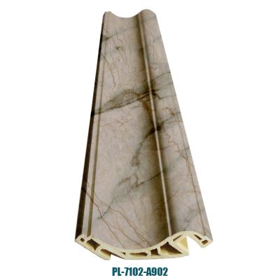 China Lightweight environmental protection quick installation fiberboard wall panel wpc ceiling panel cornice molding for sale