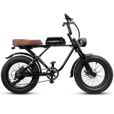 China Steel Electric Bicycle 500w Lithium Battery Electric Bike Single Speed ​​Electric Mountain Bike for sale