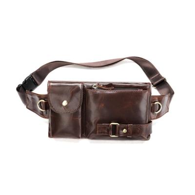 China Daily Life Belt Pouch Fur Leather Purse For Men Small Size Waterproof Fanny Pack Waist Bag Pouch for sale