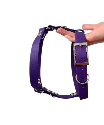 China New-Fashion Xs Clip High Quality Leather Back Pet Harness Easy Dog Body Harness With Wings for sale