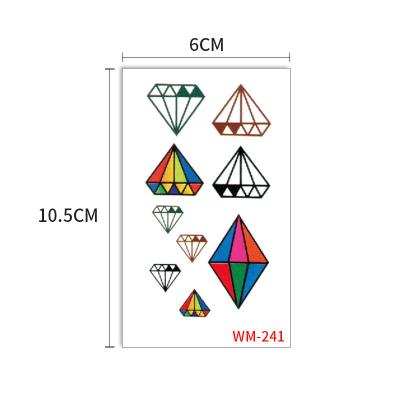 China Temporary Top Selling Trend Coffee Striped Small Size Temporary Tattoo Stickers For Boys for sale