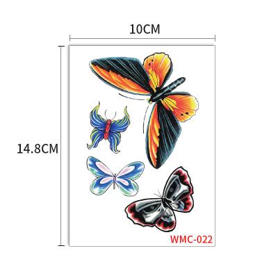 China Factory Design Temporary Professional Illustration Suitable For Women Lady Body Art Temporary Tattoo Sticker For Girls for sale