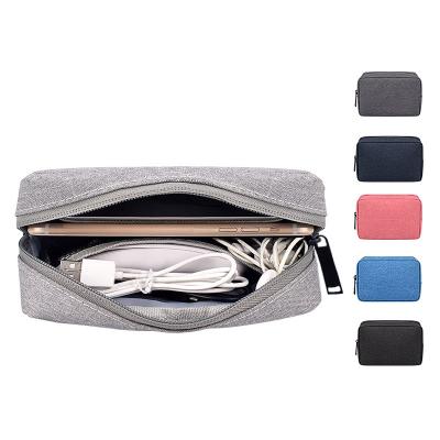 China Amazon Hot Selling Digital Instrument Case Cable Travel Storage Organizer Bag Electronic Usb Folding Portable Data Cable Mouse Accessories Bag for sale