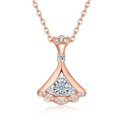 China Amazon Trend Clavicle Simple Rose Gold Romantic Hot Selling Necklace for sale