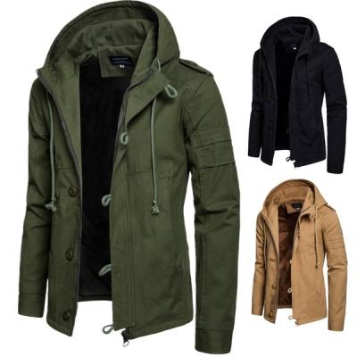 China Fashionable Mens Hoodie Winter Breathable Men Coat Cotton Padded Hooded Down Coat Casual Jacket Outwear For Man for sale