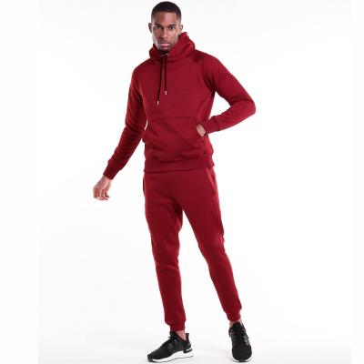 China Cotton Plain Design Tracksuit Custom Slim Fit Men's Breathable Sport Hit Logo Tracksuit Anti-pilling Brown for sale