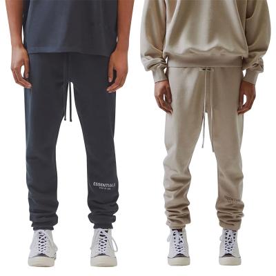 China Newest Breathable FOG Basics Letters Embroidery Vintage Loose Man Pants Drawstring Sweatpants for sale