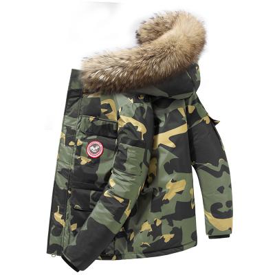 China Canada raincoat fashion big and big outdoor winter coat goose down brand feather jacket for men and women for sale