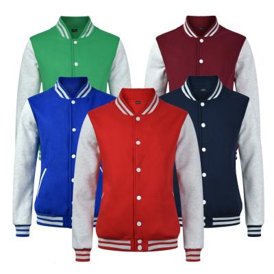 China Wholesale OEM Design Custom Made Satin Varsity Hit Blank Jackets Good Quality Custom Made Baseball Bomber Windproof Jackets for sale