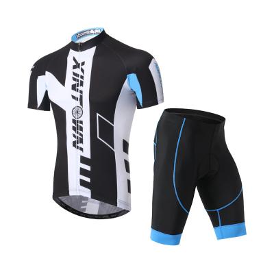 China Quick Dry Breathable Men And Summer Breathable Shorts Tank Top Cycling Set With Custom Logo And Sublimation Cycling Wear Set for sale