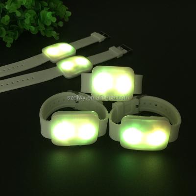 China hot new products for festival decoration newest LED light up bracelet flashing LED party supplies /wedding favor DL-SF208 for sale