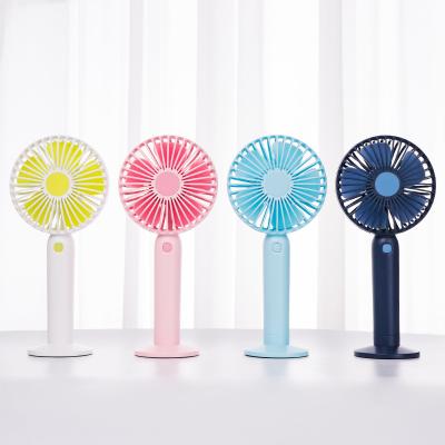 China Summer Outdoor Mini Portable Handheld Fan USB Portable Electric Folding Handle Rechargeable Fan for sale