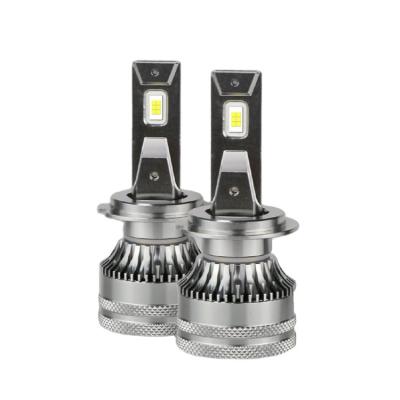 China Cheap Aluminum Alloy Copper Tube Wholesa Factory 4500lm 120w Auto Projector Lens V15 Car Led Motorcycle Light Bulb H4 Led Headlights for sale