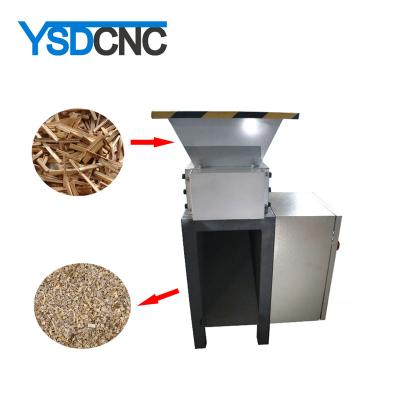 China Building Material Shops Two Axles Rubber Scrap Bottle Plastic Tire Shredder Machine Price for sale