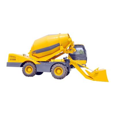 China Building Material Stores SLM4000 Mobile Self Loading Mini Concrete Truck Mixer Price JBC4.0 Self Loading Concrete Mixer for sale