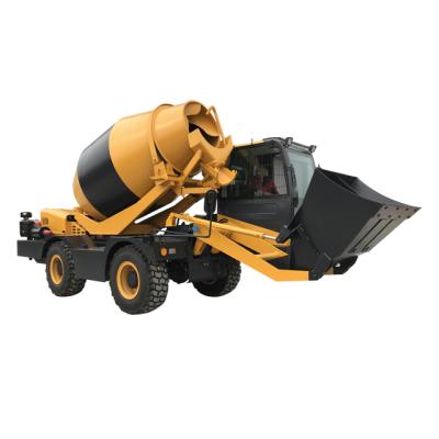 China Machinery Repair Shops SLM4000L Self Loading Concrete Mixer Price With Pump for sale