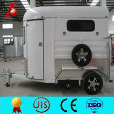 China Two horse straight/angle load cheap horse trailer ,best price two horse floats for sale