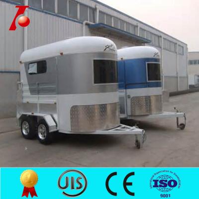 China Australian standard horse box trailer sale,2 horse horse float,horse carriage trailer for sale