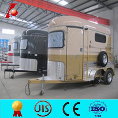 China Aluminium box trailer for horse, cheap horse box trailer for sale for sale