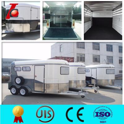 China Trailer for horse, deluxe 2 horse horse trailer from China for sale