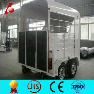 China Horse floats for sale in Australia standard ,hot selling angle horse float for sale