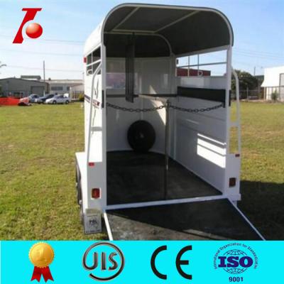 China Double horse float for sale, float for 2 horse straight load for sale