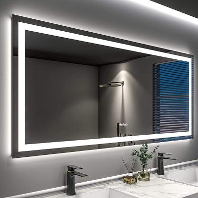 China Hot Sale LED Mirror Bathroom Safety LED Fog Light Bathroom Vanity Vanity Led Light Mirror For Home for sale