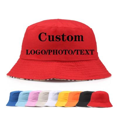 China Fashion \ Comfortable Hot Selling Casual Hat \ Durable Hip Hop Sun Brim Fisherman Hat Summer Custom LOGO Bucket Hat Women Men for sale