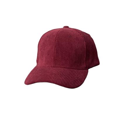 China breathable & Autumn and winter retro Korean wild hat Central Institute of Statistics corduroy solid color baseball cap waterproof men for sale