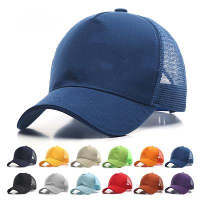 China breathable & OEM Logo Custom Waterproof Truck Hat Mesh Baseball Cap Unisex Adjustable Size Sports Hats for sale