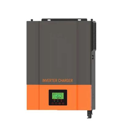 China 6000W 48V DC Output 220V Hybrid Built-in Pure Sine Wave Charger 6KW AC 120A MPPT Solar Inverter For Solar Power System 100*300*440mm for sale