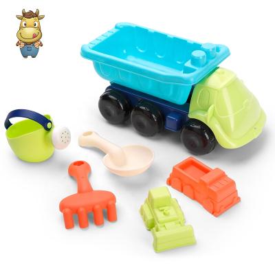 China Hot-selling Baby Toy Set Outdoor Baby Beach Toy Playing With Sand Beach Car contains six sets 32.5*15*19CM for sale