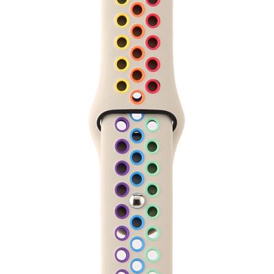 China China Professional Manufacture Silicone 44mm Smart Watch Strap Cheap Fashion Multicolor/Custom Bands for sale