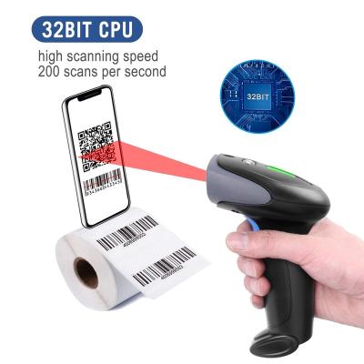 China Restaurant Nyear QR Code Scanner Android USB Barcode Scan Gun 1D 2D USB Handheld Barcode Scanner for sale