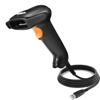 China Portable Cheaper Cable Reader Barcode Scanner 2D restaurant hot sale code scanner for sale