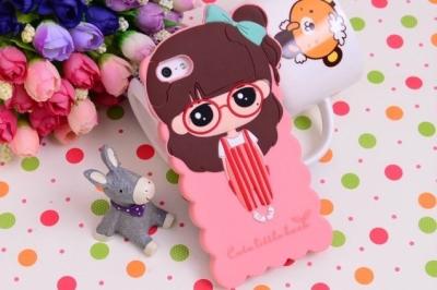 China High quality stylish girl design silicon soft case for smart phone for sale