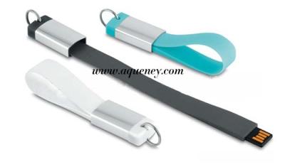 China On sell Silicone lanyard usb drive, Silicone Strap USB Flash Drive for sale