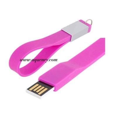 China 2014 Silicone Keychain Wristband Bracelet USB Flash Drive Memory Stick for sale