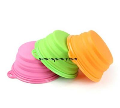 China OEM Silicone Collapsible Bowl made of high quality food grade silicone for sale