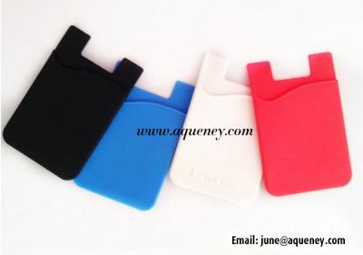 China Hot silicone card holder,silicone business card holder,silicone credit card holder for sale