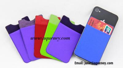 China Good Quality 3M sticker smart wallet for mobile phone nylon for sale