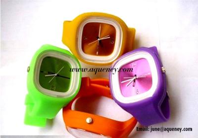 China 2014 Popular fashion design silicone jelly watch from China factory for sale