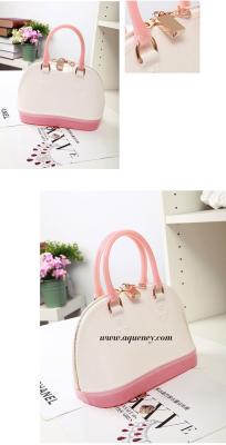 China 2014 women handbags tote bag PVC shell bag with wholesale price for sale