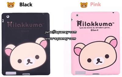 China New arrival High Quality Silicon Protect Case for ipad2, Rilakkuma Ipad2 case for sale