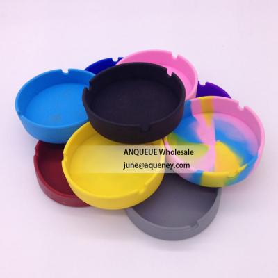 China Wholesale Heat-resisting non-toxic silicone ashtray,Various color can be custom made Te koop