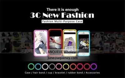 China New silicone protective ring silicone elastic universal phone case for sale