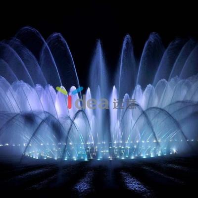 China Controlled Outdoor Round Schedule Fountain Schedule Control Water Dancing Fountain Large Show Equipment For River And Lake for sale