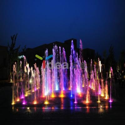 China Easy Installment Attractive Decorative Floor Dry Fountain Kids Playing Music Fountain for sale